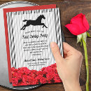 Search for red horse invitations Stripes