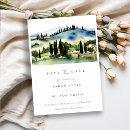 Search for tuscany save the dates Watercolor
