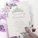 Search for lilac quinceanera invitations 15th birthday