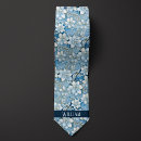 Search for blue and white floral ties Groomsman