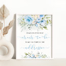 Search for address an envelope signs Blue