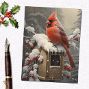 Search for vintage bird paintings postcards Snow