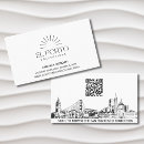 Search for skyline business cards Elegant
