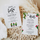 Search for succulent hens party invitations Itinerary