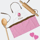 Search for chocolate brown aprons Pink
