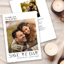 Search for modern typography save the dates Classy