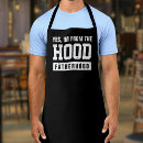 Search for funny fathers day aprons Black and white