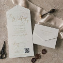 Search for elegant ivory wedding invitations All in one