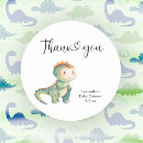 Search for dinosaur thank you stickers Watercolor