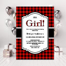 Search for red and black plaid invitations Tartan