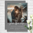 Search for silver wedding save the dates Minimalist