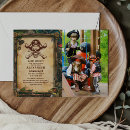 Search for treasure birthday invitations Vintage