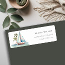 Search for seascape return address labels Modern elegant