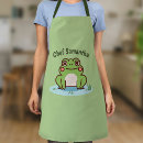 Search for cartoon toad aprons Green