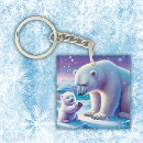 Search for cute polar bear key rings Cub