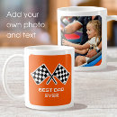 Search for orange and black mugs Dad