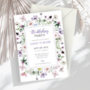 Search for bouquet birthday invitations Spring summer birthday
