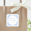 Search for blue and white tile stickers Watercolor