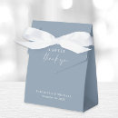 Search for dusty blue wedding favour boxes Simple