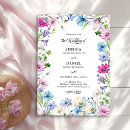 Search for rustic lavender wedding invitations Wildflower