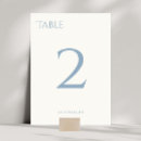 Search for chic table cards Dusty blue