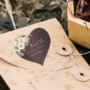Search for rustic heart wedding stickers Boho