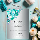 Search for teal and silver weddings Floral