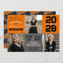 Search for orange graduation invitations Black