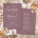 Search for mauve wedding invitations Minimalist