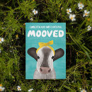 Search for cow moving announcement cards We have moved
