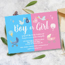 Search for unique gender reveal invitations Baby