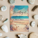 Search for destination elopement wedding invitations Aqua