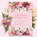 Search for flower petals invitations Watercolor