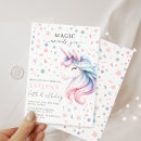 Search for unicorn rainbow colours invitations Watercolor