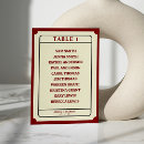 Search for retro wedding seating charts Vintage