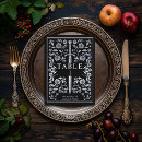 Search for silver numbers table wedding table cards Gothic