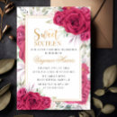 Search for red rose sweet 16 invitations Modern