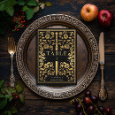Search for floral table cards Gothic