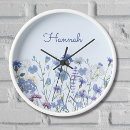 Search for flower monogram clocks For kids