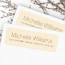 Search for surname return address labels Contemporary modern minimalist design