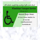 Search for disability business cards Wheelchair