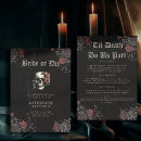 Search for skull hens party invitations Bride