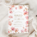Search for blush pink gold baby shower invitations Floral