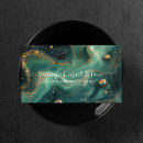 Search for green emerald gold business cards Elegant