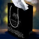 Search for fleur de lis gift bags Black