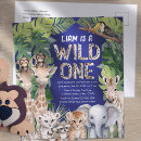 Search for chimpanzees invitations Watercolor