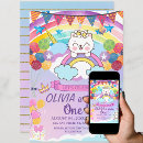 Search for unicorn cat invitations Colourful