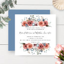 Search for dusty blue and blush wedding invitations Boho
