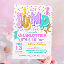 Search for trampoline birthday invitations Bounce
