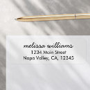Search for elegant black and white return address labels Minimalist